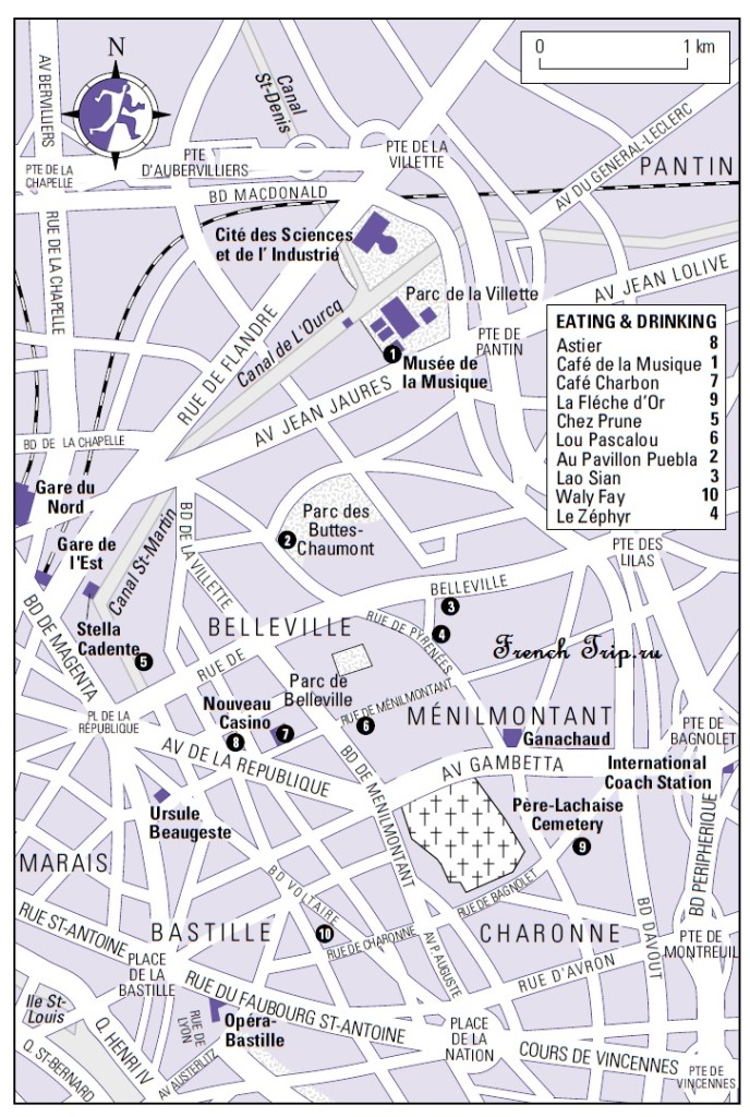 Карта востока Парижа с достопримечательностями, Бастилия, скачать бесплатно Карты Парижа, карта Парижа, достопримечательности Парижа на карте, что посмотреть в Париже, карта Монмартра, карта Маре, Карта Монпарнаса, Карта центра Парижа, путеводитель по городу Париж