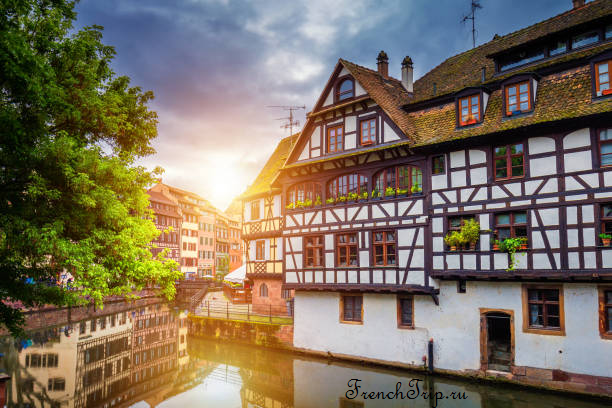 Фахверковые дома во Франции - Страсбург