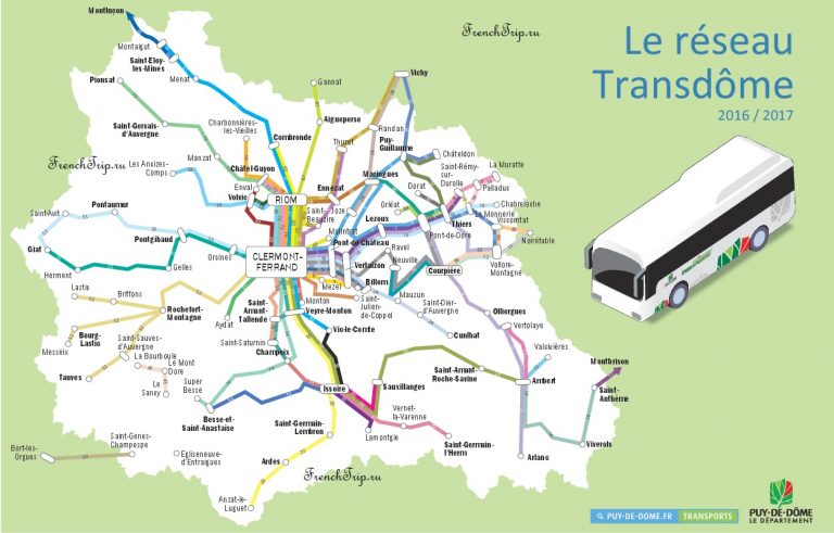 Clermon-Ferran-bus-network-map-vulcano