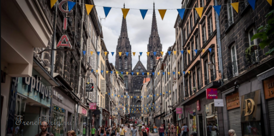 Clermont-Ferrand - Клермон-Ферран - достопримечательности, маршрут по городу, что посмотреть, фото - street