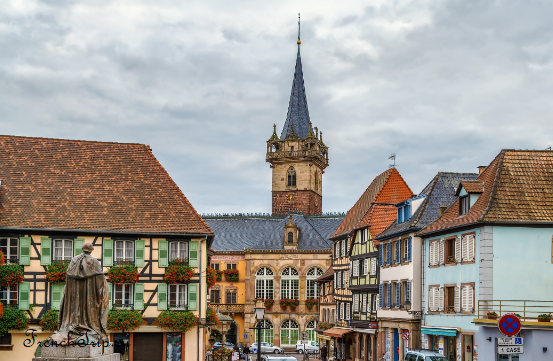 Достопримечательности Оберне (Obernai), Эльзас, Франция - что посмотреть в Оберне, путеводитель по городу Оберне, туристический маршрут по Оберне