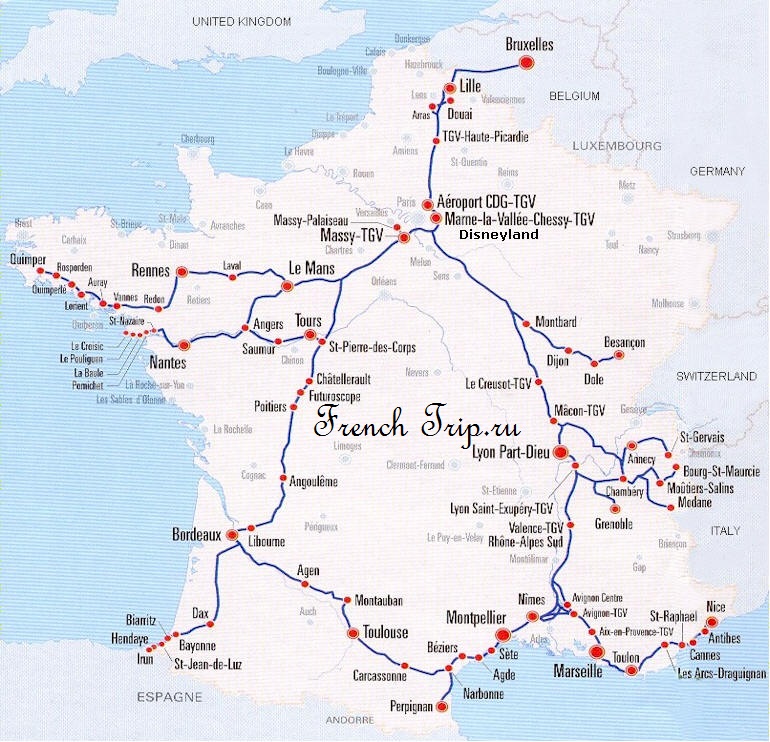 На поезде в Тулузу: как добраться в Тулузу на поезде, расписание поездов в Тулузу, стоимость билеты в Тулузу, маршруты поездов. Поезд Париж - Тулуза