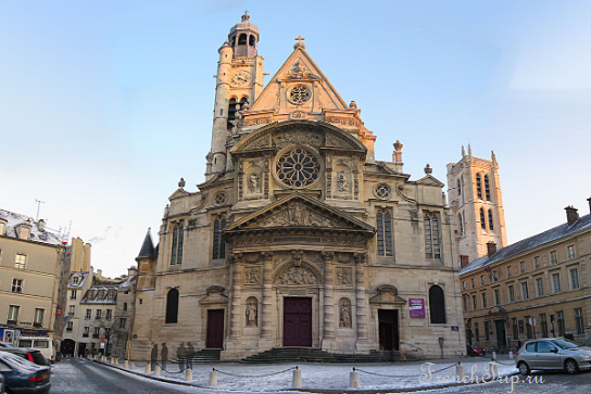 Saint-Étienne-du-Mont Paris Достопримечательности Церкви Парижа
