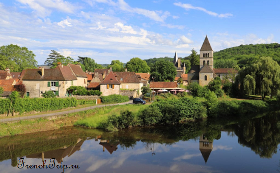 Saint-Léon-sur-Vézère (Сен-Леон-сюр-Везер), Дордонь, Аквитания - в числе самых красивых деревень Франции. Путеводитель: что посмотреть, замок, церковь, фото