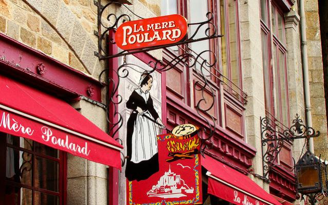 La Mère Poulard, Mont-Saint-Michel, Manche, France 10 старейших ресторанов во Франции