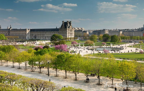 Сад Тюильри (Jardin des Tuileries) и Лувр, Париж