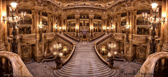 Paris Opera Garnier - Парижская опера дворец Гарнье, достопримечательности Парижа