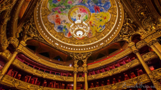Paris Opera Garnier - Парижская опера дворец Гарнье, достопримечательности Парижа Marc Chagall