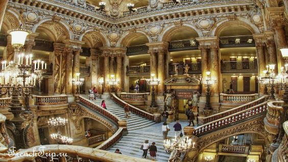 Paris Opera Garnier - Парижская опера дворец Гарнье, достопримечательности Парижа