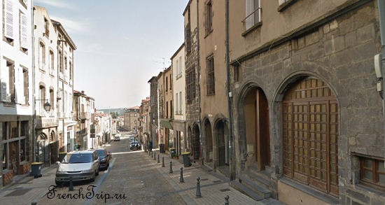 Clermont-Ferrand - Клермон-Ферран - достопримечательности, маршрут по городу, что посмотреть, фото - Монферран маршрут по городу, карта Монферрана - RUE DES CORDELIERS