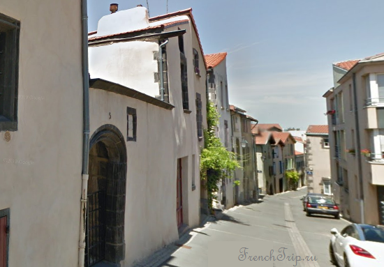 Clermont-Ferrand - Клермон-Ферран - достопримечательности, маршрут по городу, что посмотреть, фото - Монферран маршрут по городу, карта Монферрана - RUE MARMILHAT, дом архитектора
