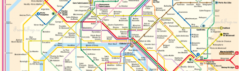 Поезда RER Париж и окрестности - на поезде в Париж - поезда по Франции - схема маршрутов поездов RER и метро в Париже и окрестностях