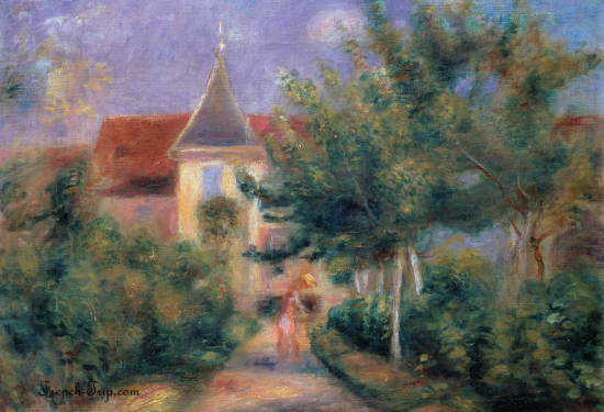 La Maison d’Essoyes (1906) – Renoir Painting – A View of the House