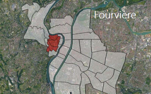 Fourvière Lyon map Сориентироваться в Лионе