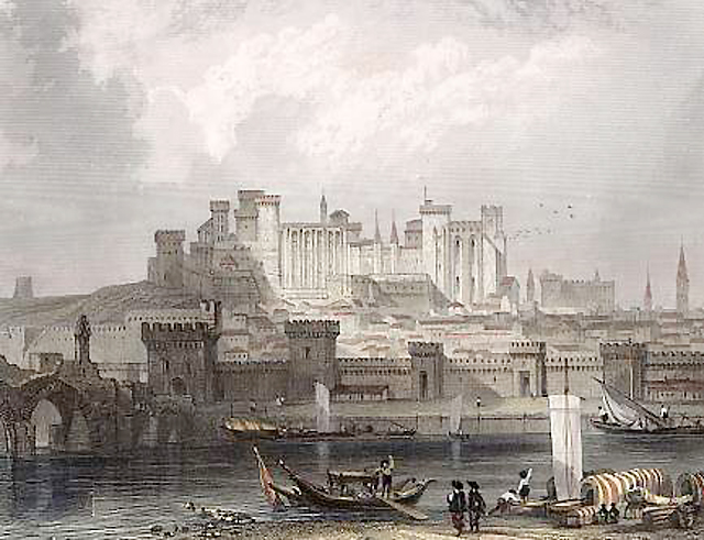 File:Avignon dessin de A. Rouargue, gravure E. Rouargue. 1845..jpg