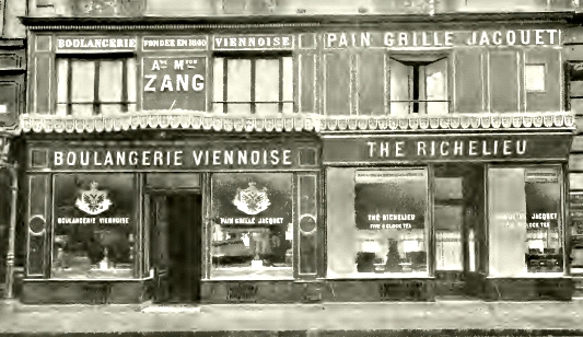 Boulangerie Viennoise - Венская Булочная в Париже в 1909 году, Франция, города Франции, традиции Франции, традиционные блюда Франции, французские круассаны, парижские круассаны, французский завтрак, французская кухня, французские блюда, парижская кухня, история круассанов, история возникновения круассанов, фотографии круассанов, слоеные круассаны