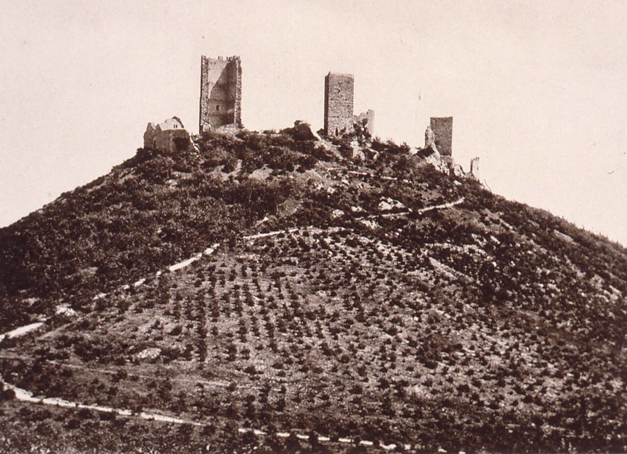 Château du Haut-Eguisheim (Верхний замок Эгисхайма). 1900 год.
