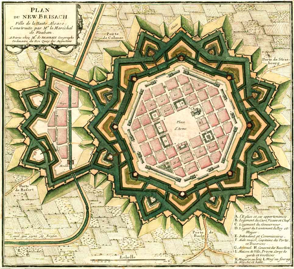 Datei:Plan citadelle Neuf Brisach.jpg