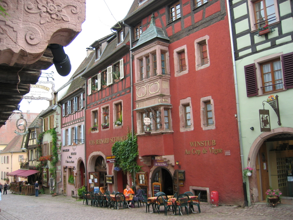 Riquewihr достопримечательности и маршрут, Эльзас, Франция