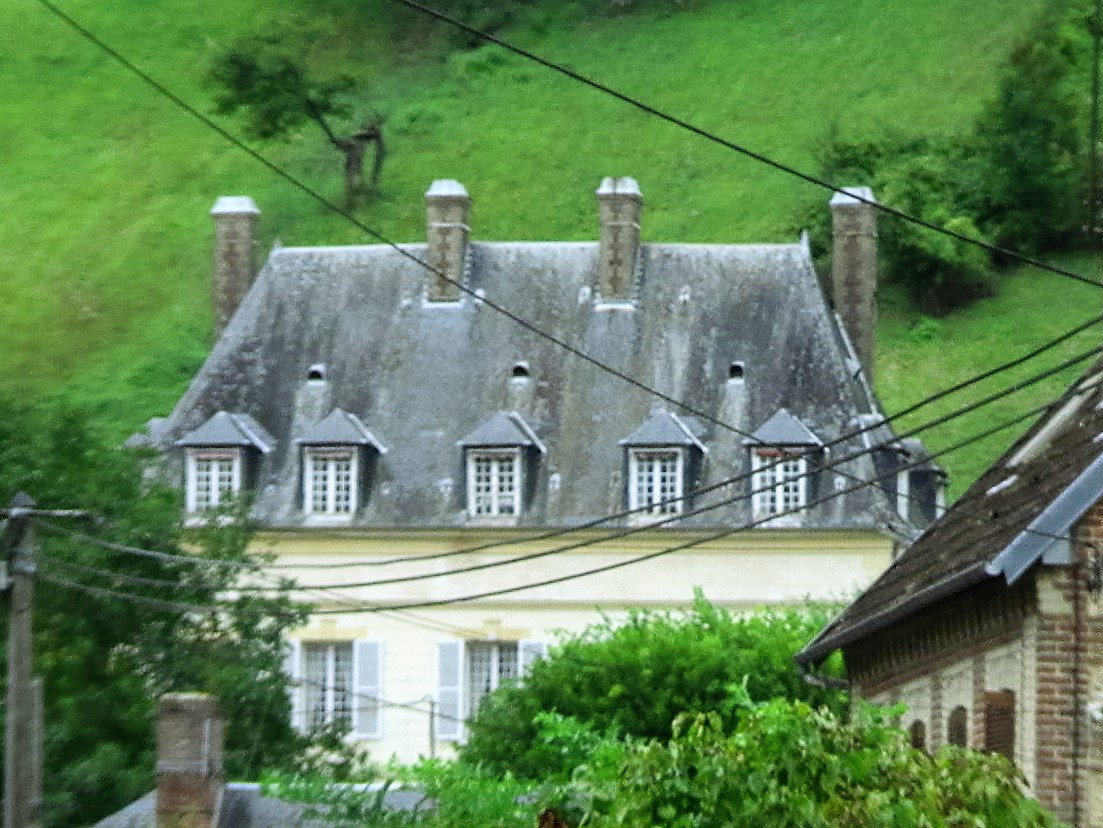 Second château de Tournebut - Aubevoye - Eure - le petit château "Grosmenil" - zoom.jpg