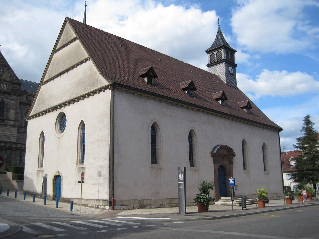 Temple Saint-Georges de Montbéliard - Montbéliard (Монбельяр), Франш-Конте, Франция - достопримечательности, путеводитель по городу. Что посмотреть в Монбельяре.